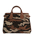 Camouflage Banner Bag, front view